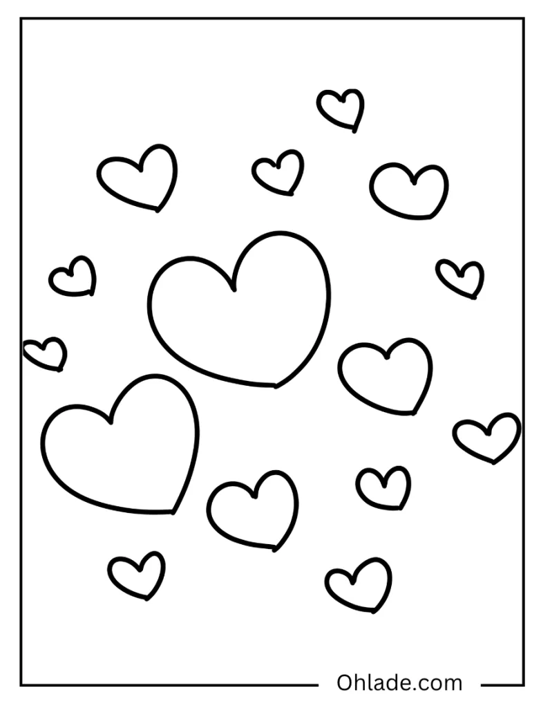 Heart Coloring Page